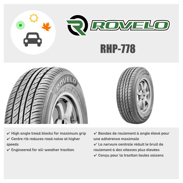 ROVELO RHP 778 All Season 195/60R15 milltire ROVELO RHP 778 All Season 195/60R15 milltire